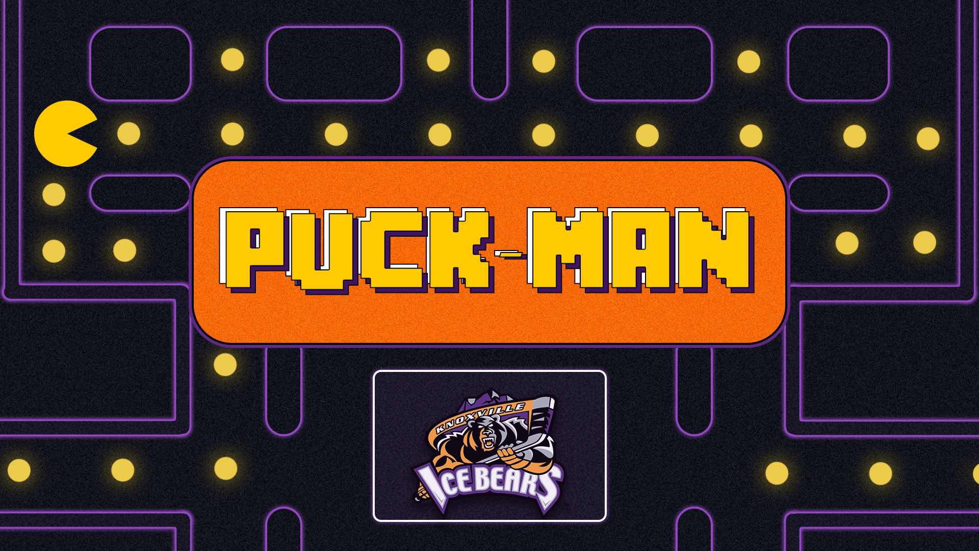 Knoxville Ice Bears Professional Hockey Puckman